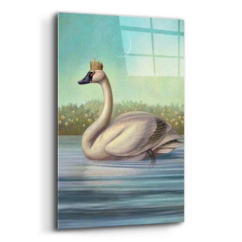 «Queen of Water Swan» par Dan Craig, H 16 po x l 12 po x P 0,13 po