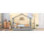 Lit simple en bois avec tiroirs, noyer-115264537