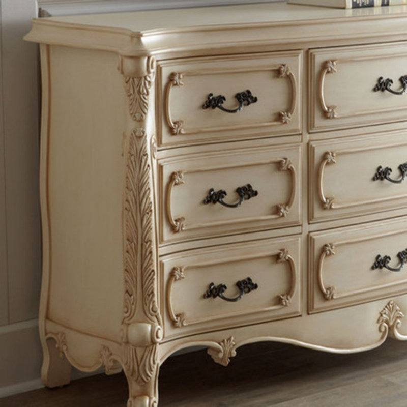 French Vintage Living Room Porch Cabinet 62.9'' Sideboard