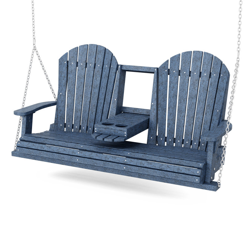 Balancelle 5 pi avec console Heritage, Bleu patriote