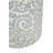 14x14x20" Round Accent Table with White Capiz Shell Design