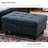 Faux Leather Ottoman-77621946