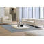 Tapis gris intérieur en laine noué à la main élégant et durable-26007101