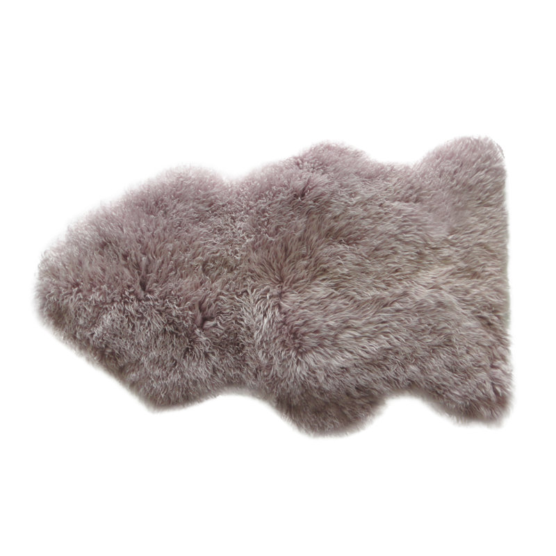 Tapis en laine naturelle bouclée 1 pi x 3 pi Fibre par Auskin, Fleur