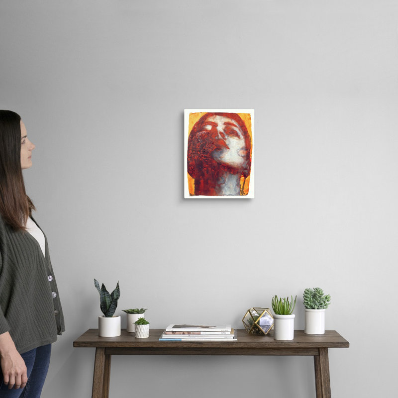 «Head, 2000» par Graham Dean, reproduction sur toile, Toile tendue, H 14 po x l 11 po x P 1,25 po