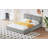 Stylish Velvet Upholstered Platform Bed For A Luxurious And Comfortable Bedroom Experience