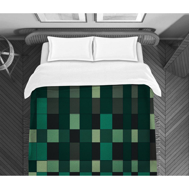 Polyester Checkered Comforter, Queen Comforter