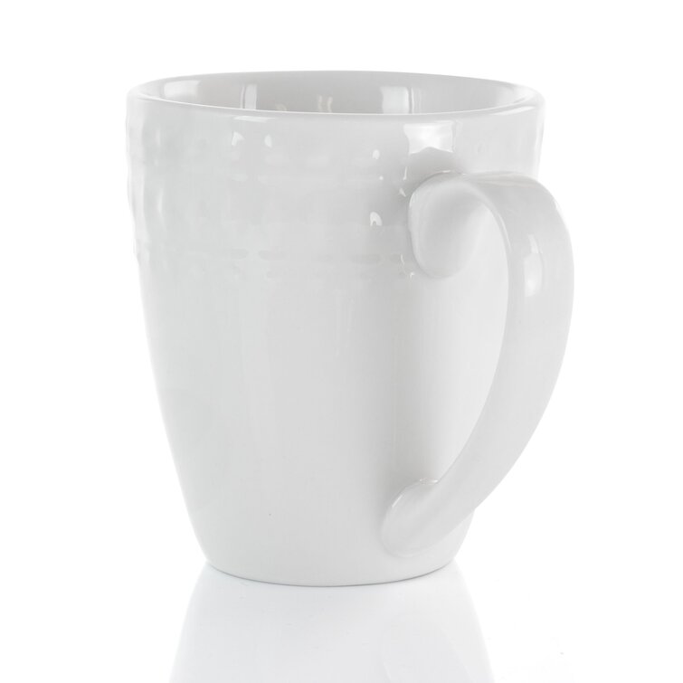 Elama Elle Mug Set of 12 Pieces - White