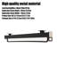 23.6" Pull Out Closet Rod, Top Mount Retractable Clothing Rail for Deep Cabinet, Black-896801424