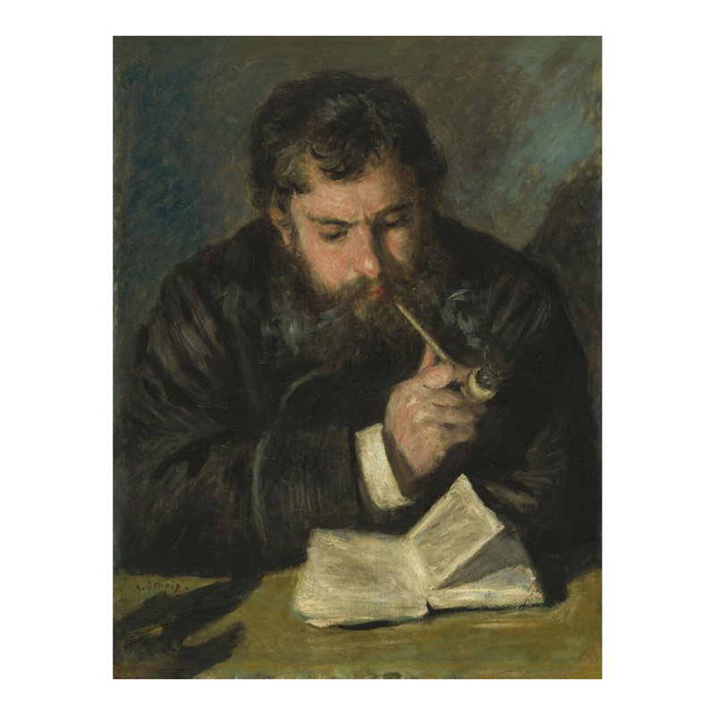 «Claude Monet» par Claude Monet - Estampe numérique, H 20 po x l 16 po