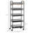 5 Tier Utility Rolling Cart(No Include Stool)