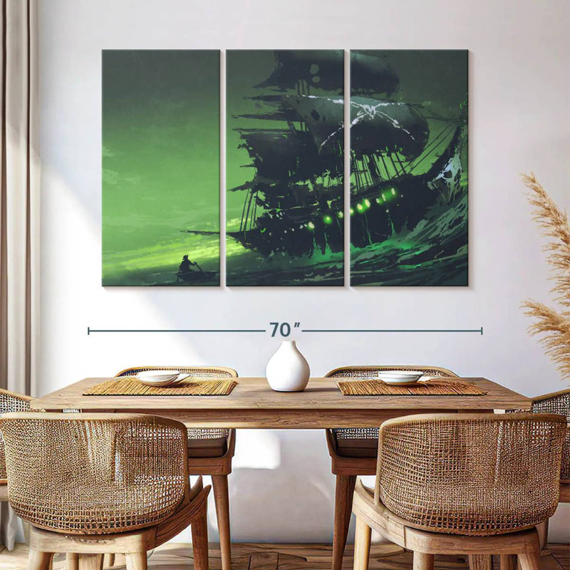 Mehar The Flying Dutchman, 42" H x 65" W