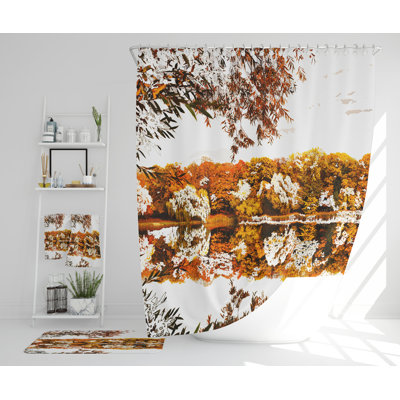 Neelon Polyester Shower Curtain Set