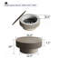 Table basse ronde avec rangement-722450979