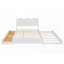 Grand lit plateforme avec 2 grands tiroirs Lit gigogne simple TG, sans sommier tapissier, robuste et robuste Durable-595552975