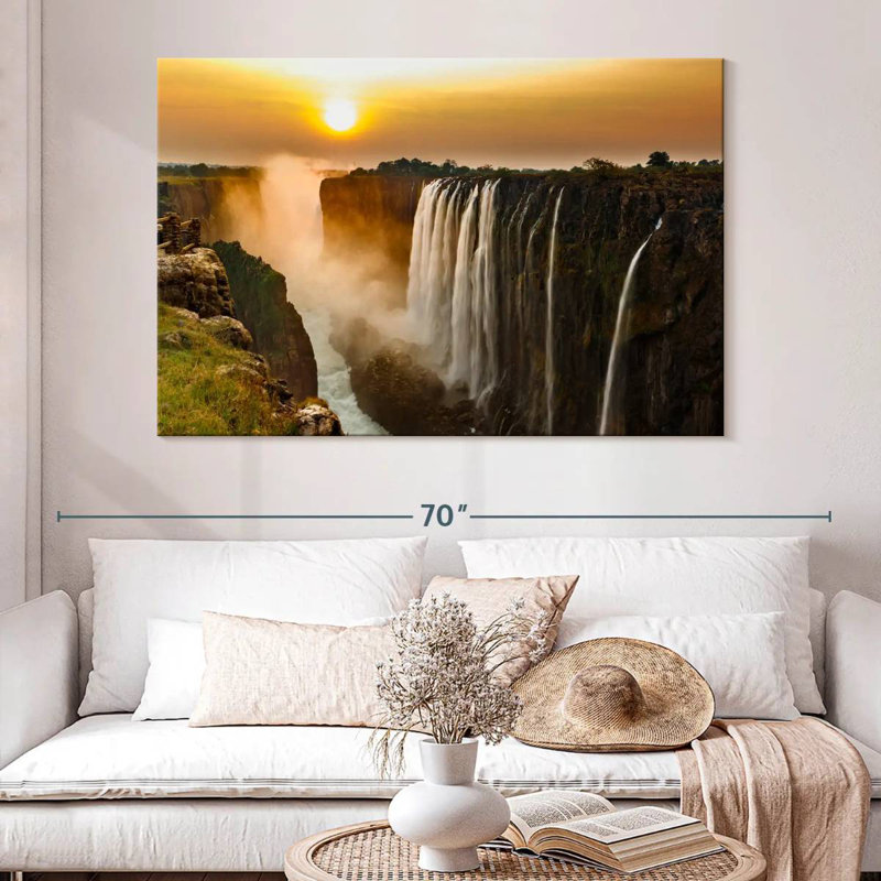 Alvord Victoria Falls Panorama, 34" H x 51" W