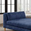 Modern Upholstered Chaise Lounger Daybed,Accent Bench With Bolster Pillows-1095173016