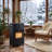 Propane Cabinet Heater, 6000-18000 BTU Indoor Outdoor Radiant Space Heater, 3 Heat Modes, Tip-Over & ODS Safety Protection, Heats up to 450 Sq.Ft, Black