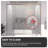 56-60" W x 56" H  Sliding Semi-Frameless Tub Door With Clear Glass And Handles-106896793