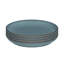 Azure Coupe Set Of 4 Dinner Plates