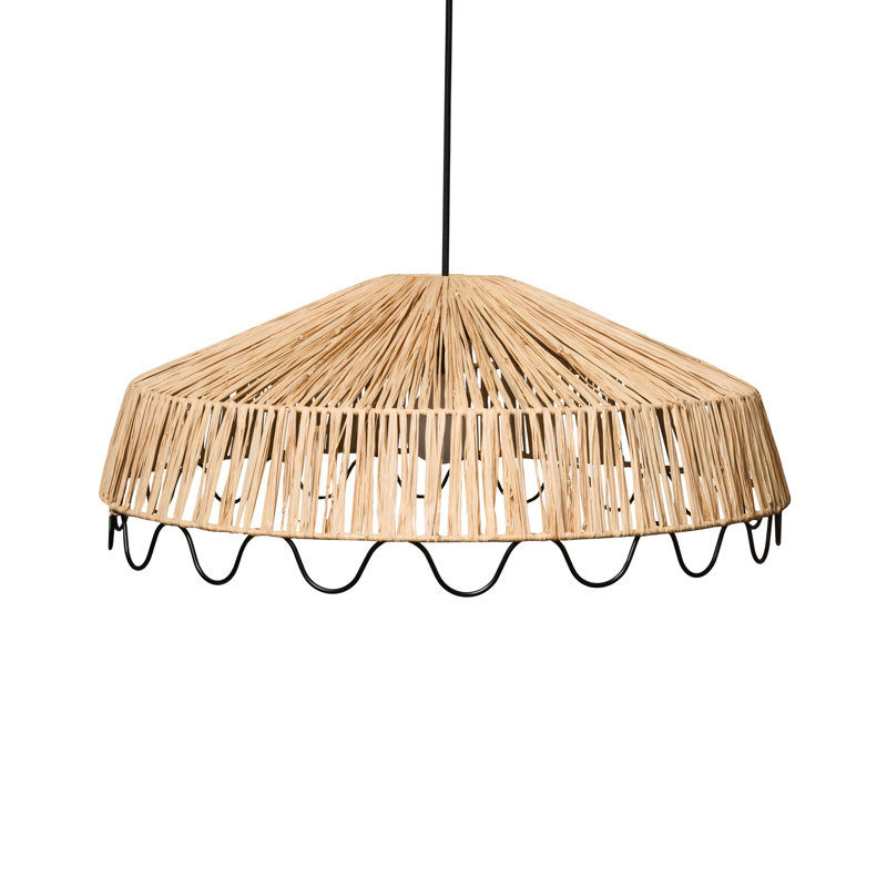 1 - Light Matte Black Cylinder Pendant