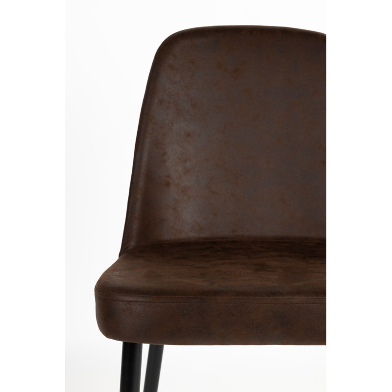 Alana Upholstered Dining Chair, Brown