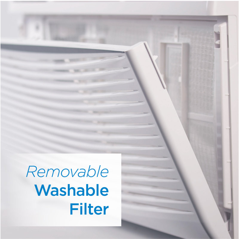 BLACK+DECKER 5000 BTU White Window Air Conditioner with Remote