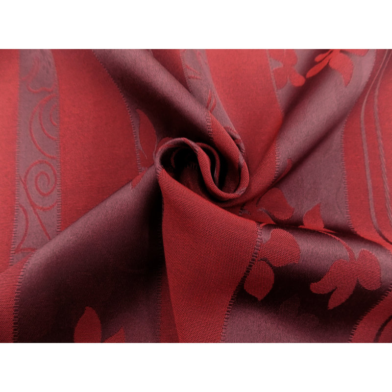 Kettenbach Sheer Curtain Pair, 270cm Width x 230cm Drop, Red