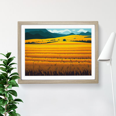 Boundless Wheat Field - Single Picture Frame Painting