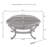 Arbedella Round Steel Wood Burning Fire Pit