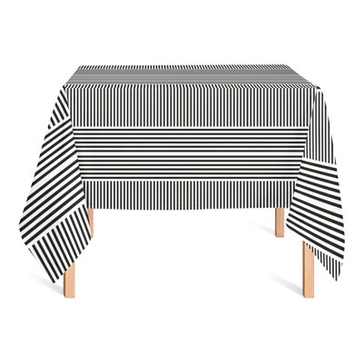Shameka Striped Square Tablecloth