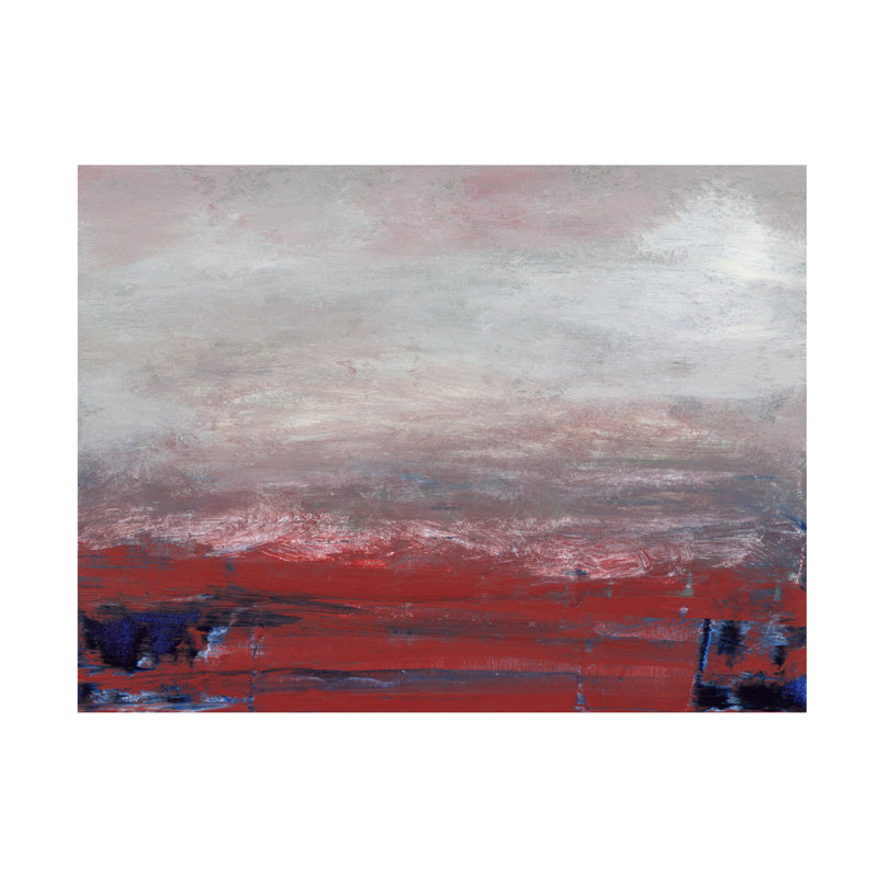 «Red Glimpse» sur toile, H 14 po x l 19 po