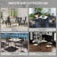 Nayeliz Square Tempered Glass Outdoor Dining Table - 90 cm W 90 cm D