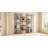 Maziah Triple Wide Industrial Etagere Bookcase-913039440-808596038