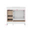 Meuble-lavabo autoportant de 72 po de style Shaker avec lavabo en céramique, tiroirs à fermeture en douceur et portes à fermeture en douceur-932496601