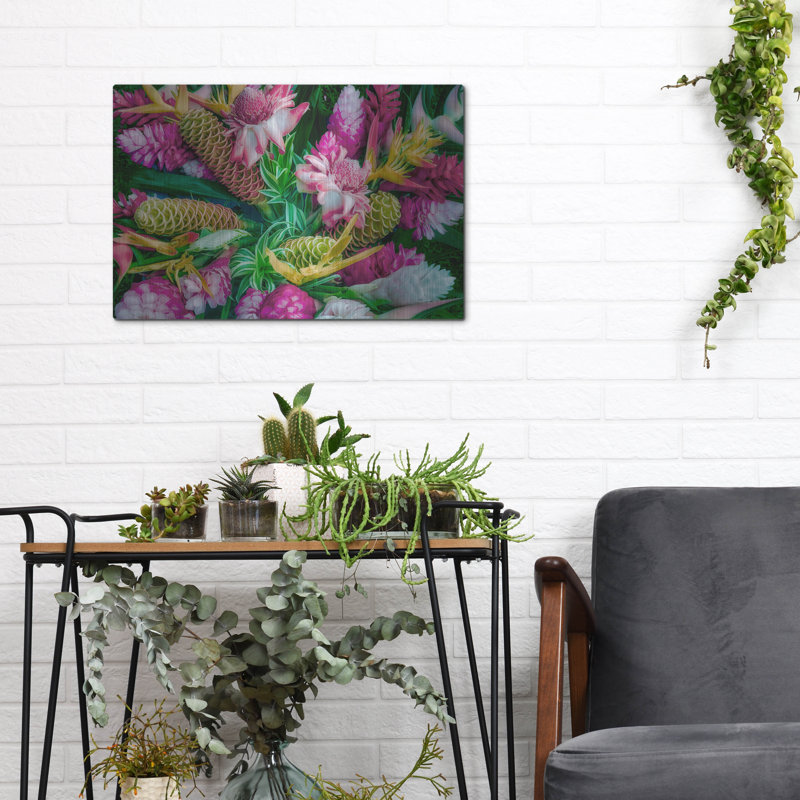 «Tropical Floral» par Dennis Frates, H 12 po x l 16 po