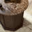 Agatha Cabinet End Table-Dark Brown Acacia