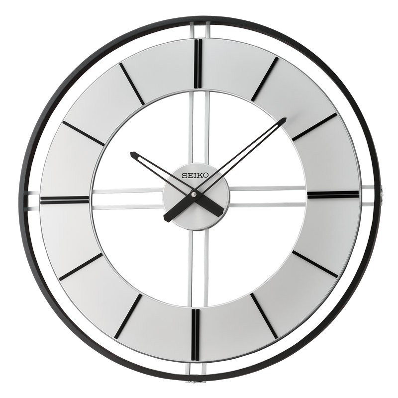 QXA820KLH Wall Clock, Black
