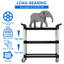 96.6cm H x 83.9cm W Utility Cart