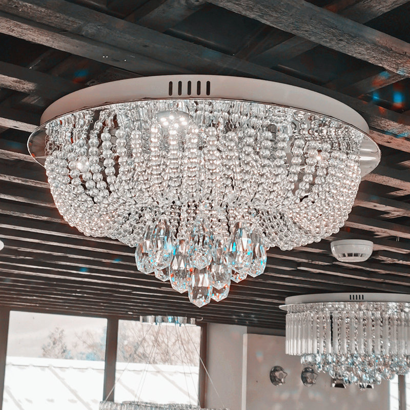 Marquez LED Flush Mount, 26cm H x 50cm W x 50cm D