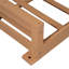 Cadre de lit suspendu en bois d'acacia pour lit de patio simple avec balançoires de 16,4 pi pour jardin et cour-277238868