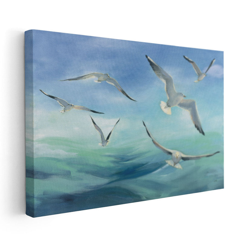 Sea Flight - reproduction d'art sur toile, H 20 po x l 30 po