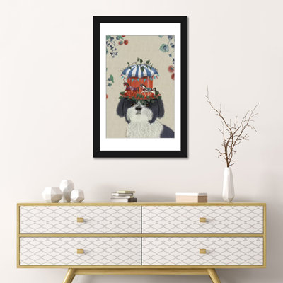 « a milliner dog series : shih tzu ii », reproduction d’impression sur toile