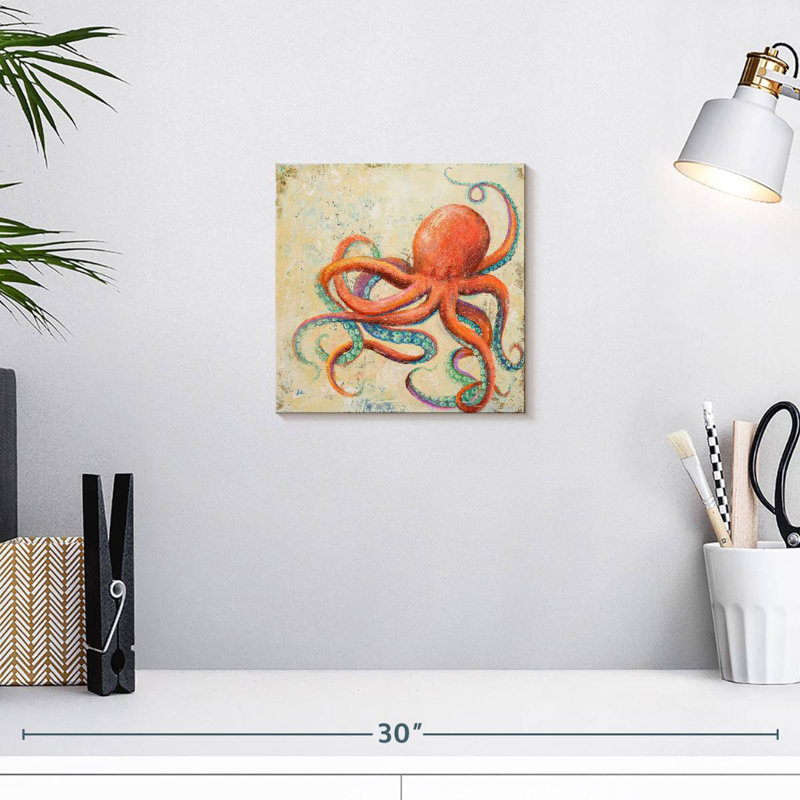 Créatures de l'océan II, H 10 po x l 10 po