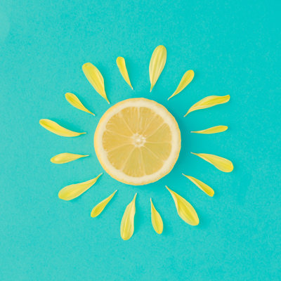 Summer Minimal Concept - Wrapped Canvas Print