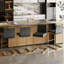 Tabouret de comptoir rembourré Antigone de 25 po avec structure en métal-771536680-771536685