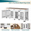Medium Density Fiberboard (MDF) Furniture Style Crate with 4 Doors