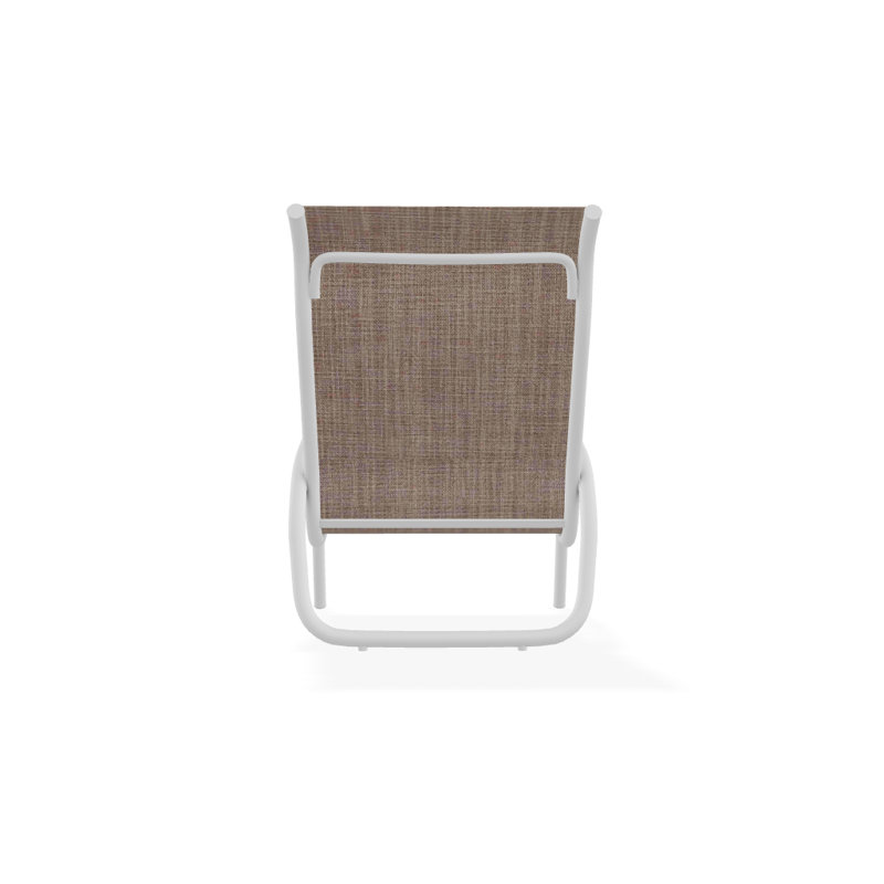 Beach Chair, Textured White, Augustine Fennel Sunbrella®