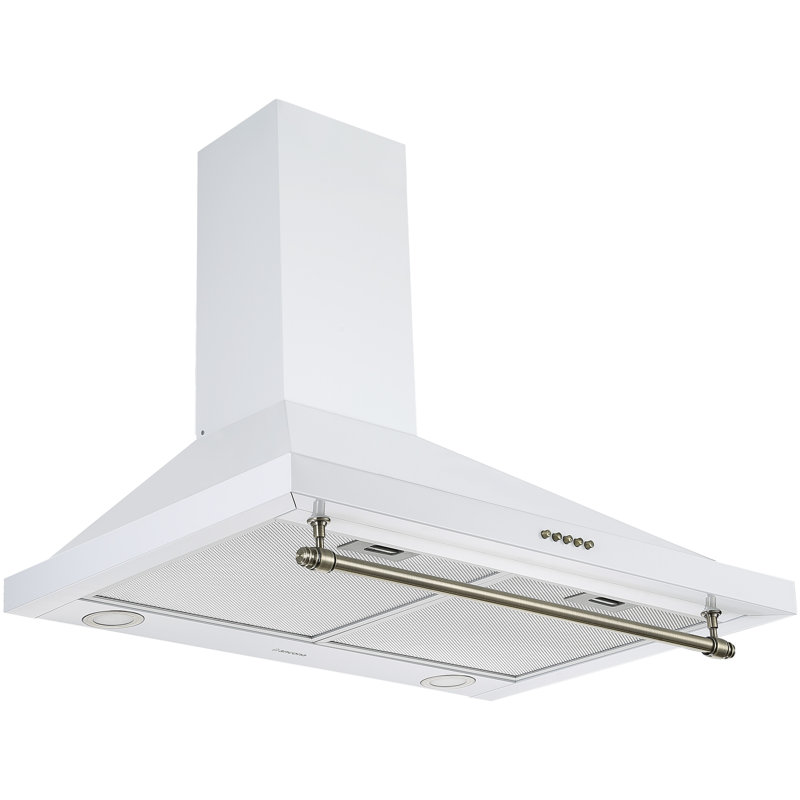 Hotte murale convertible 30 pouces 440 CFM, Blanc