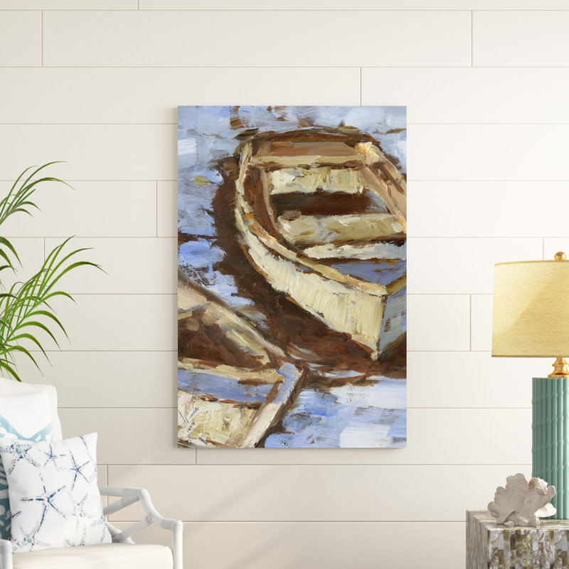 «Warm Light I» par Ethan Harper - peinture sur toile tendue, H 48 po x l 32 po